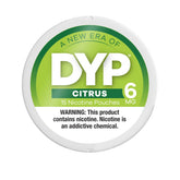 DYP Citrus Bolsas de Nicotina 6mg